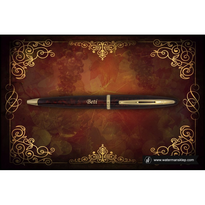 grawer_slider/ Długopis Waterman Carene bursztyn GT [S0700940] z grawerem BETI