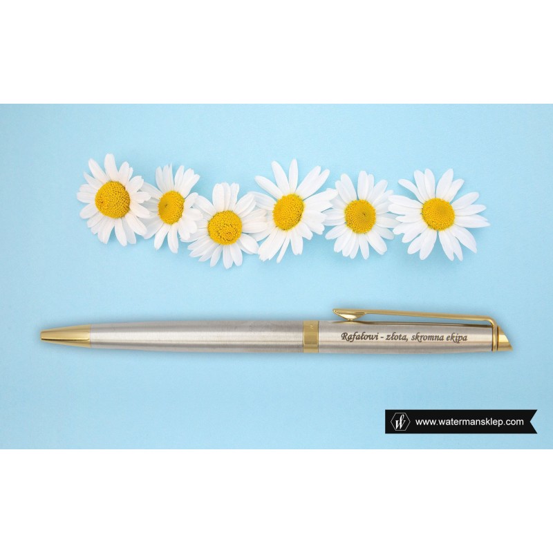 grawer_slider/ Długopis Waterman Hemisphere stalowy GT [S0920370] z grawerem