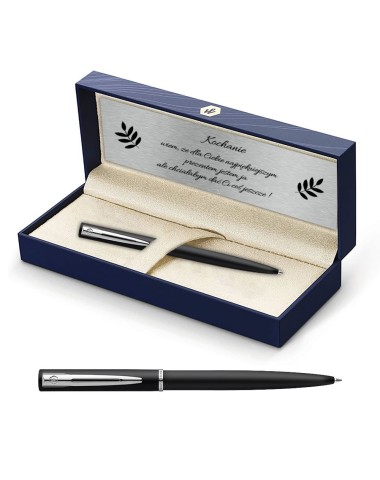 Długopis Waterman Allure czarny matowy CT w Pudełku z Grawerem [2068192/7]