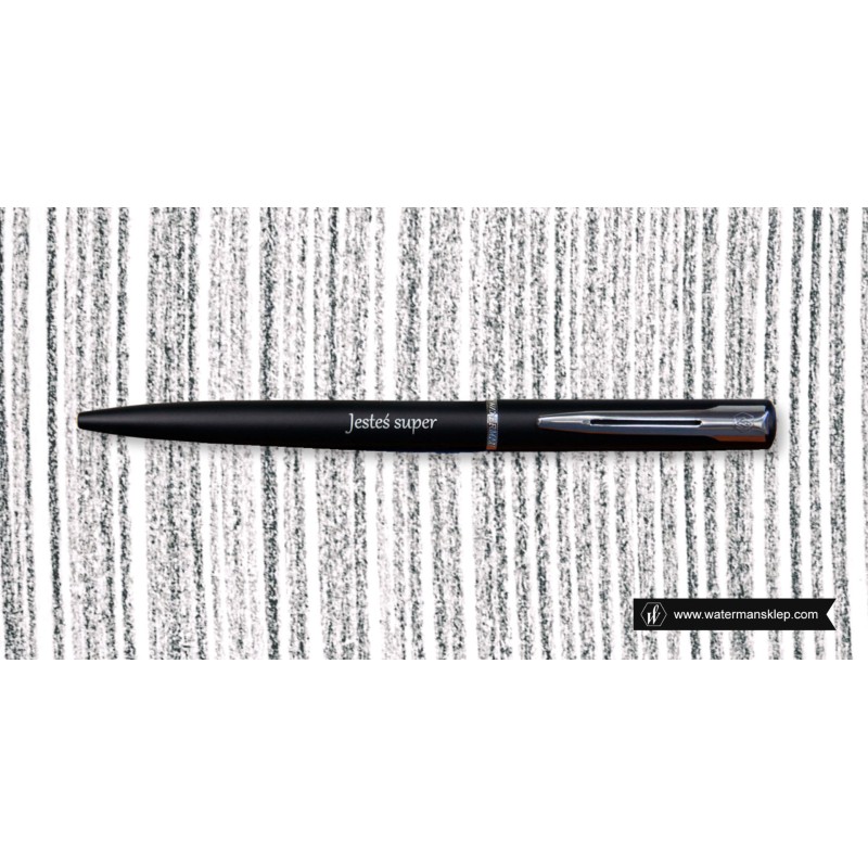 grawer_slider/ Długopis Waterman Allure czarny matowy CT [2068192] z grawerem