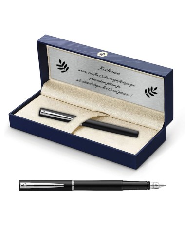 Pióro wieczne Waterman Allure czarne matowe CT w Pudełku z Grawerem [2068196/4]