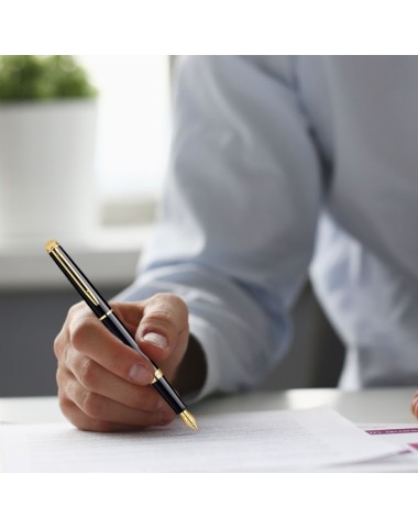 Pióro wieczne Waterman Hemisphere czarne GT w Pudełku z Grawerem [S0920610/5]