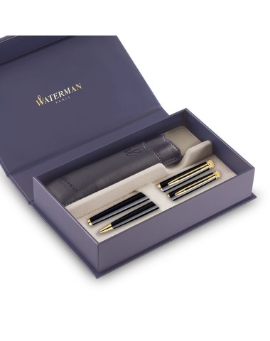 Długopis i Pióro Waterman Hemisphere czarny GT w Pudełku z Etui [S0920670/12]