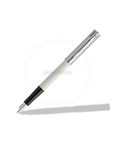 Długopis i Pióro Waterman Allure Deluxe Biały CT w Pudełku z Grawerem [2174517/2]