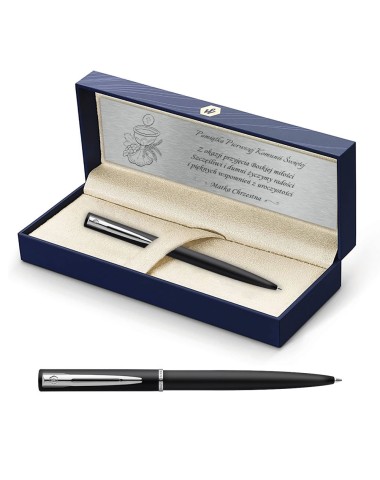 Długopis Waterman Allure czarny matowy CT w Pudełku z Grawerem [2068192/10]