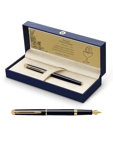 Pióro wieczne Waterman Hemisphere czarne GT w Pudełku z Grawerem [S0920610/10]