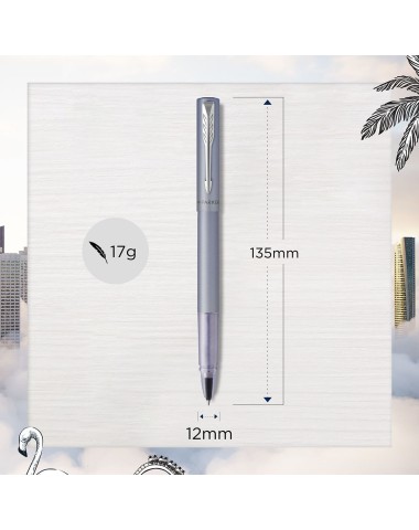 Pióro kulkowe Parker Vector XL Srebrno Niebieskie CT [2159775]