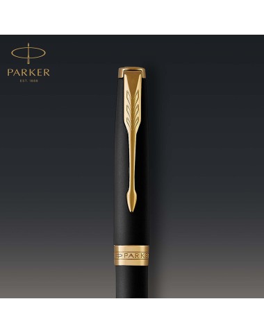 Długopis Parker Sonnet Czarny Matowy GT [1931519]