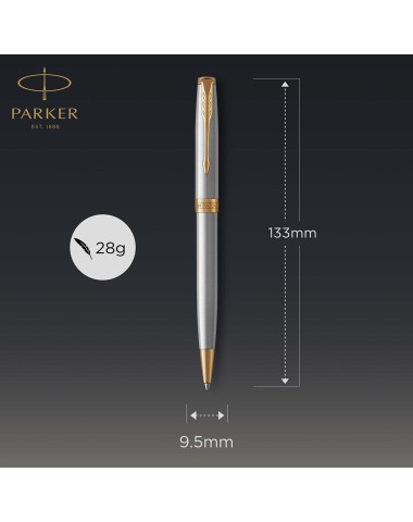 Długopis Parker Sonnet Stalowy GT [1931507]