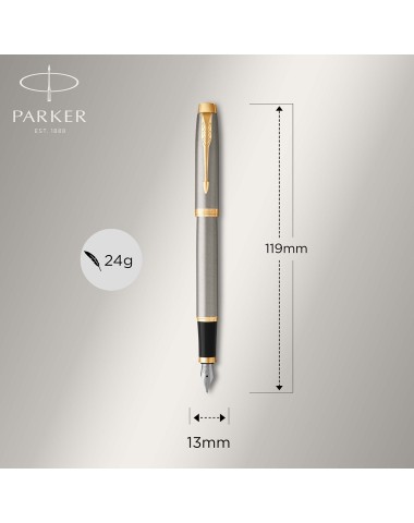Pióro wieczne Parker IM Brushed Metal GT [1931649]