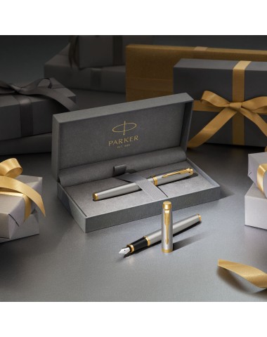 Pióro wieczne Parker IM Brushed Metal GT [1931649]