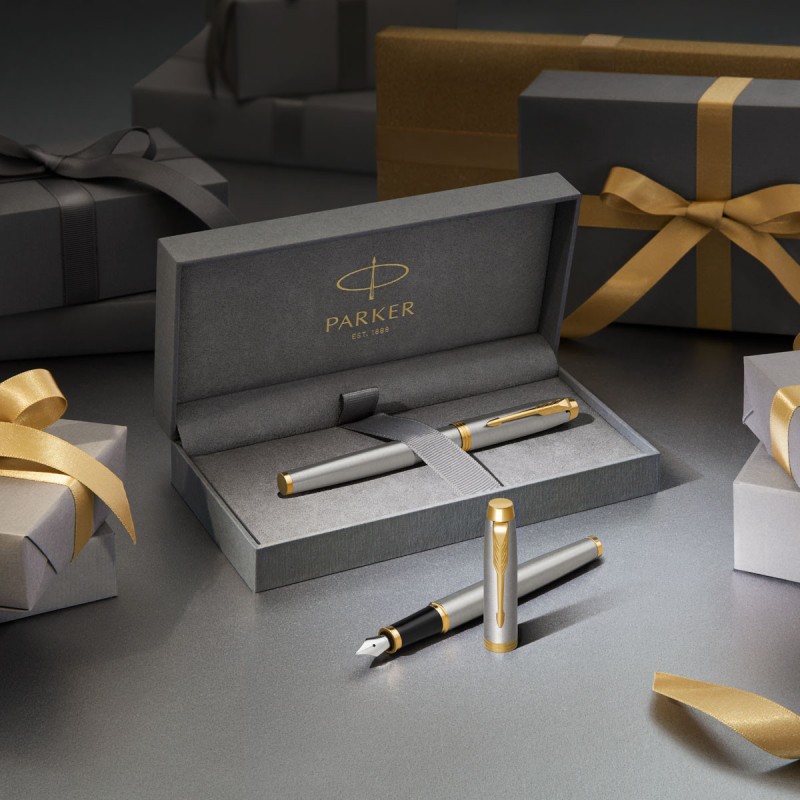 Pióro wieczne Parker IM Brushed Metal GT [1931649]