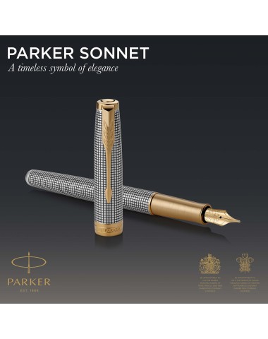 Pióro wieczne Parker Sonnet Chiselled Silver GT [1931489]