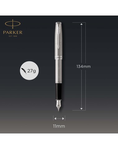 Pióro wieczne Parker Sonnet Stalowy CT [1931509]