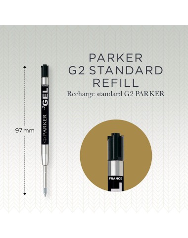 Wkład do długopisu Parker Żelowy Czarny "M" [1950344]