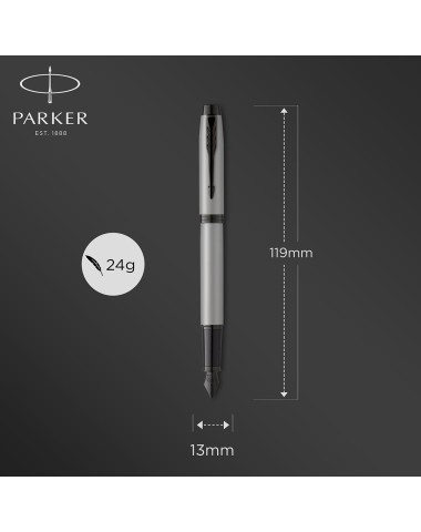 Pióro wieczne Parker IM Achromatic Srebrne [2127619]