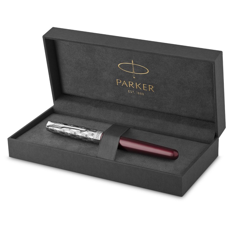 Pióro wieczne Parker Sonnet Metal Red CT 18k. [2119650]