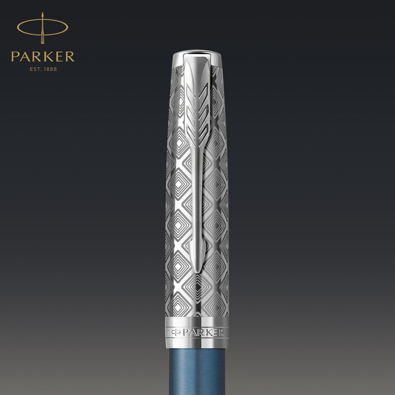 Pióro wieczne Parker Sonnet Metal Blue CT 18k. [2119743]