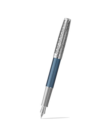 Pióro wieczne Parker Sonnet Metal Blue CT 18k. [2119743]