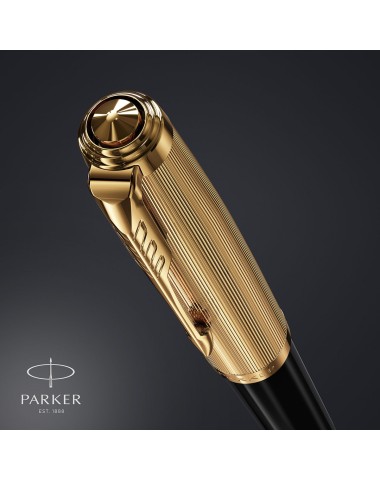 Pióro wieczne Parker 51 Deluxe Czarne GT [2123511]
