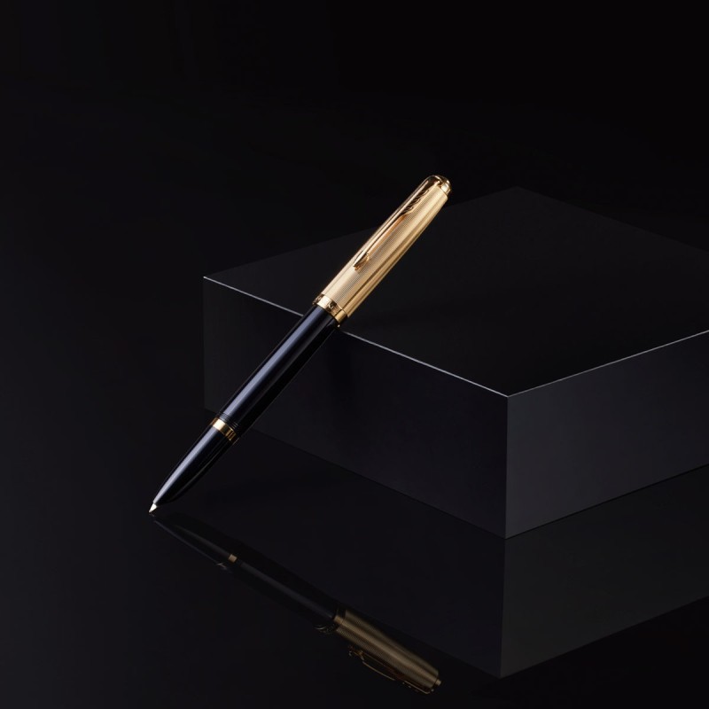 Pióro wieczne Parker 51 Deluxe Czarne GT [2123511]