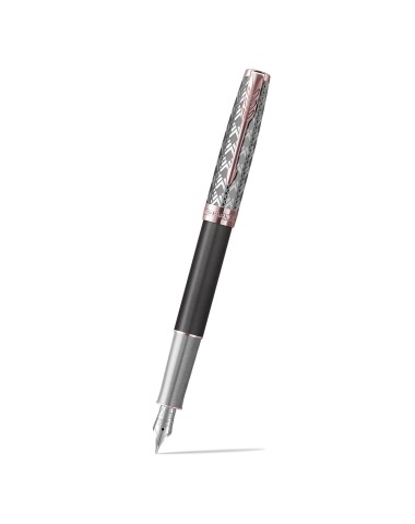 Pióro wieczne Parker Sonnet Metal & Grey PGT 18k. [2119788]