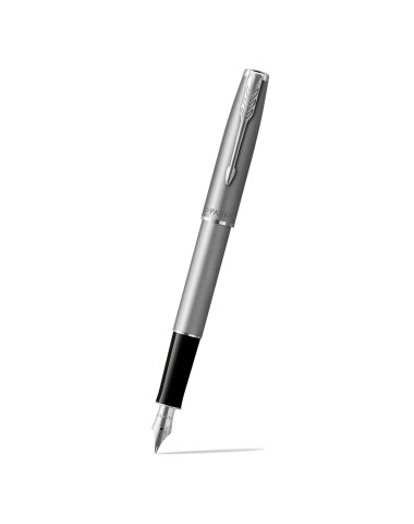 Pióro wieczne Parker Sonnet Sand Blasted Metal Stalowe [2146873]