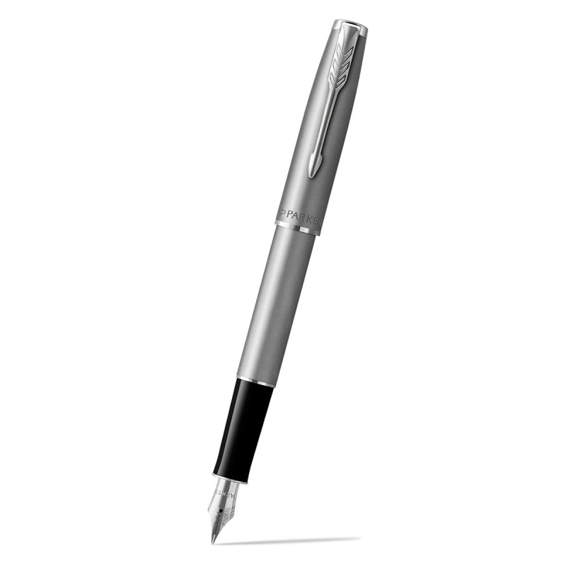 Pióro wieczne Parker Sonnet Sand Blasted Metal Stalowe [2146873]