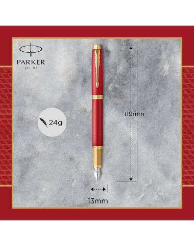 Czerwone pióro Parker - Pióro wieczne Parker IM Premium Czerwone GT [2143650] | Parkersklep.com