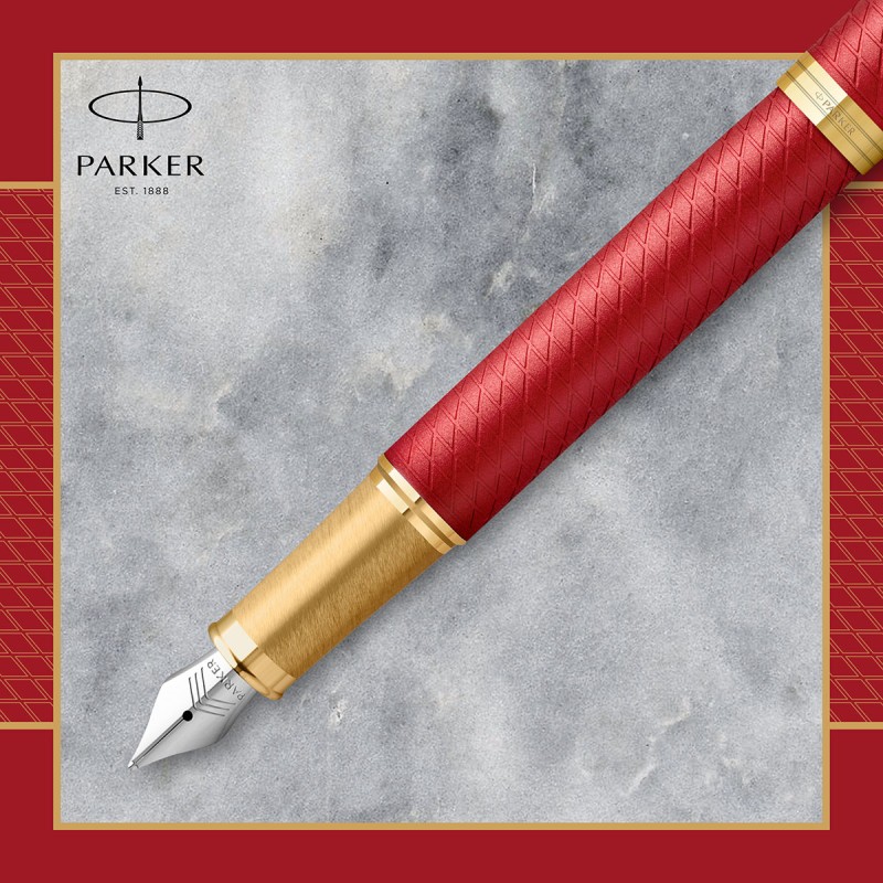 Czerwone pióro Parker - Pióro wieczne Parker IM Premium Czerwone GT [2143650] | Parkersklep.com