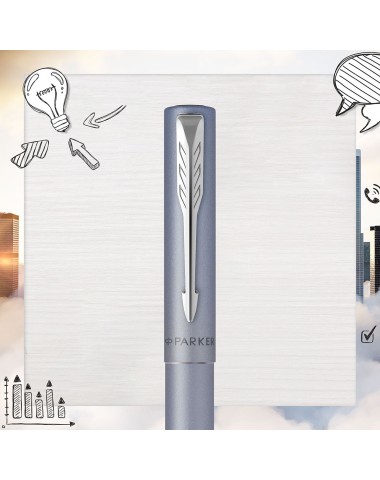 Pióro wieczne Parker Vector XL Srebrno niebieski CT [2159750]
