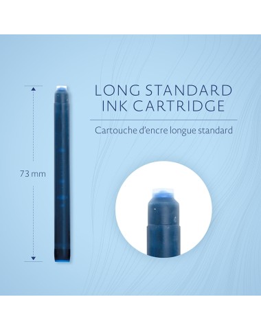 Naboje Do Pióra Wiecznego Waterman niebieskie [S0110860]