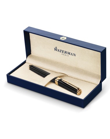 Pióro wieczne Waterman Exception Slim czarne GT [S0636930]