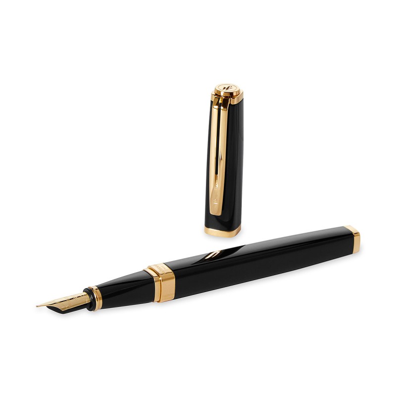 Pióro wieczne Waterman Exception Slim czarne GT [S0636930]