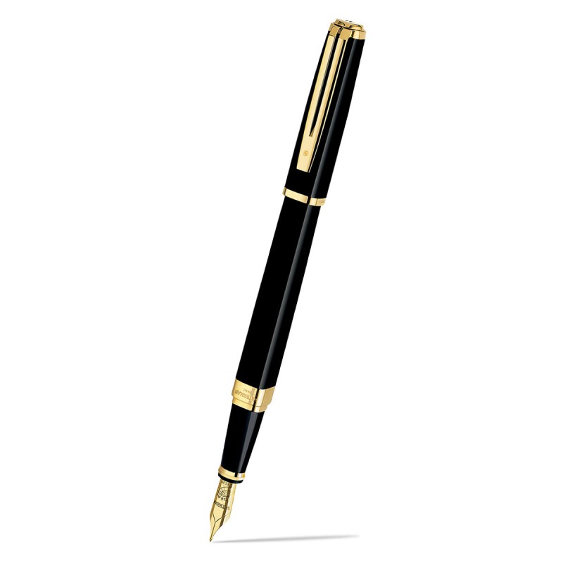 Pióro wieczne Waterman Exception Slim czarne GT [S0636930]