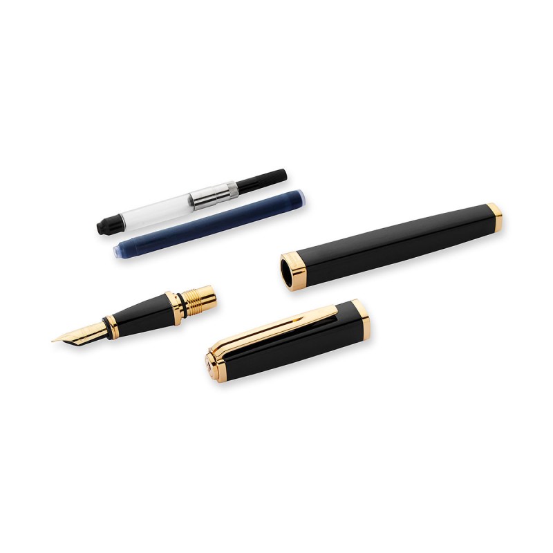 Pióro wieczne Waterman Exception Slim czarne GT [S0636930]