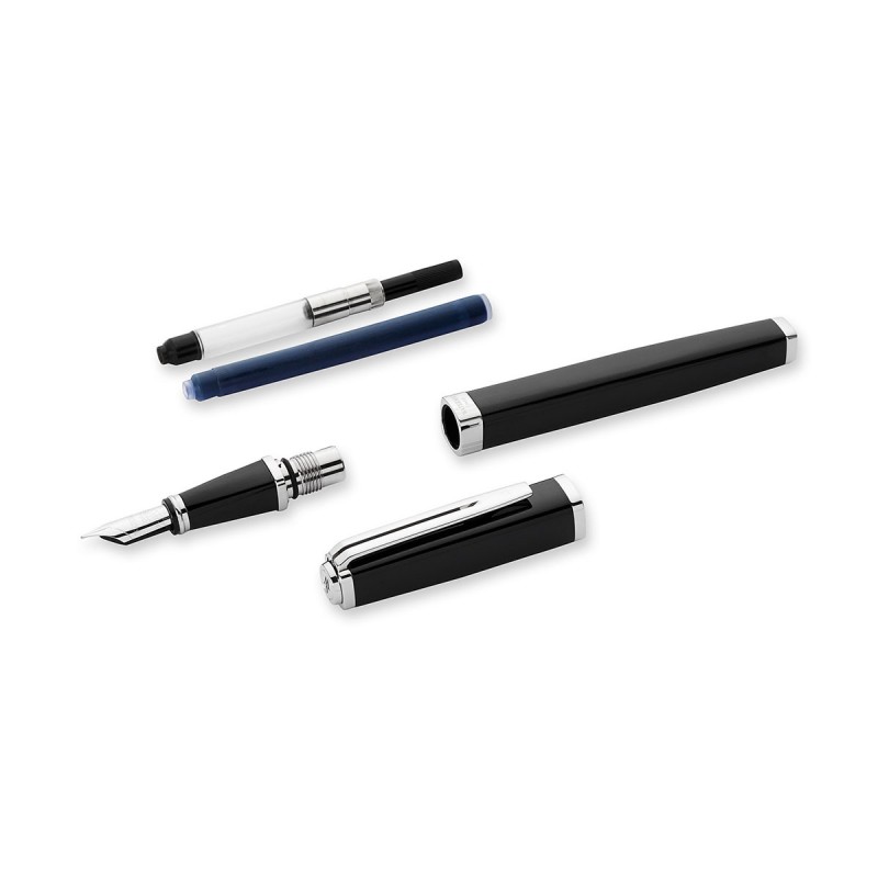Pióro wieczne Waterman Exception Slim czarne ST [S0637010]