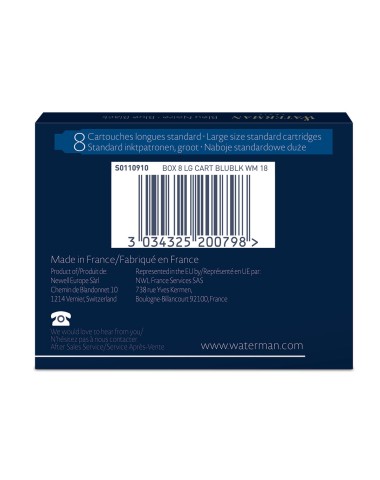 Naboje Do Pióra Wiecznego Waterman granatowe [S0110910]