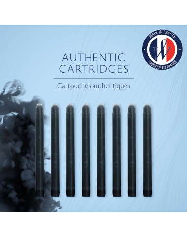 Naboje Do Pióra Wiecznego Waterman czarne [S0110850]