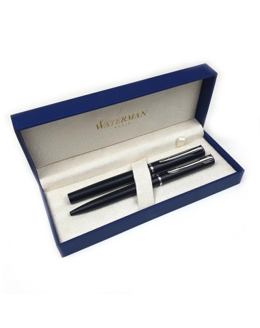 Zestaw Długopis + pióro Waterman Graduate czarne CT [DUOALLURE1]