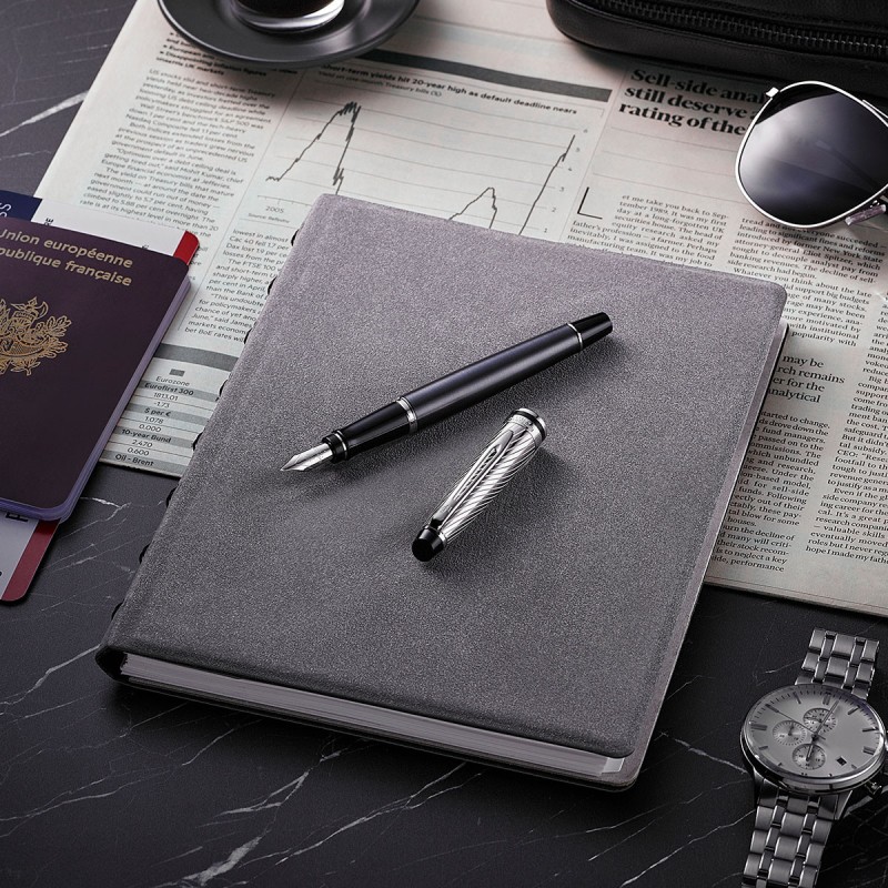 Pióro wieczne Waterman Expert Deluxe Metalic Grafitowe [2187688]