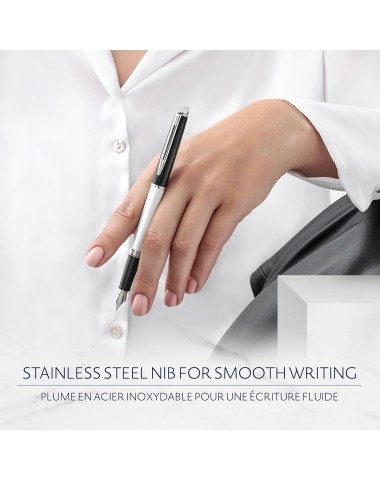 Pióro wieczne Waterman Hemisphere Color-Black White CT [2202843]