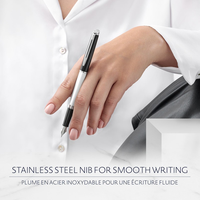 Pióro wieczne Waterman Hemisphere Color-Black White CT [2202843]