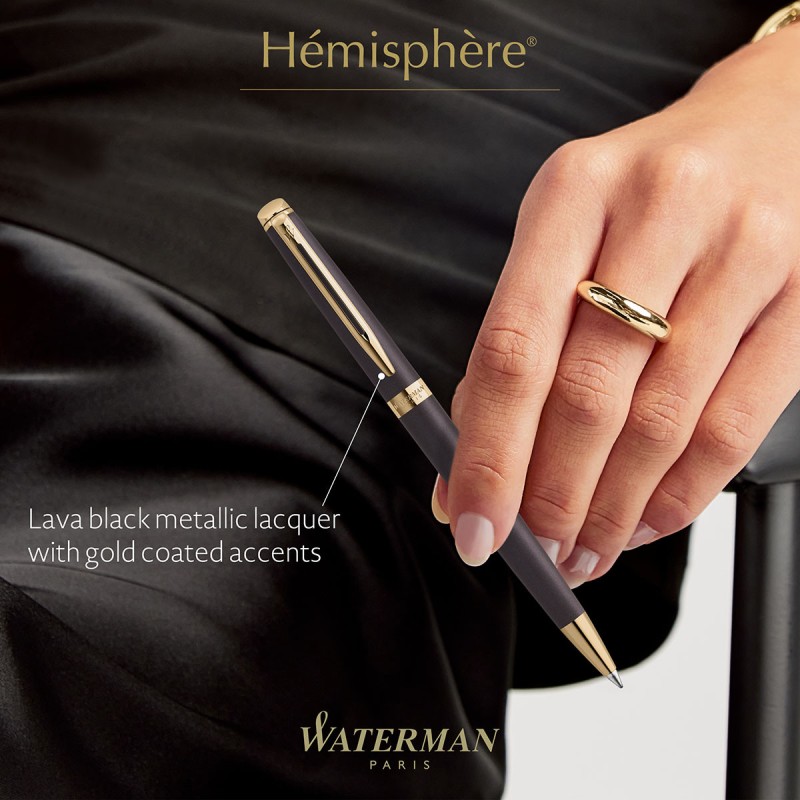 Długopis Waterman Hemisphere Lava Black GT [2217942]