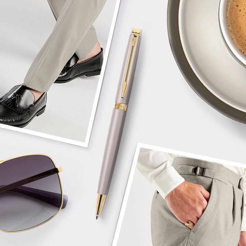 Długopis Waterman Hemisphere Stone Grey GT [2217946]