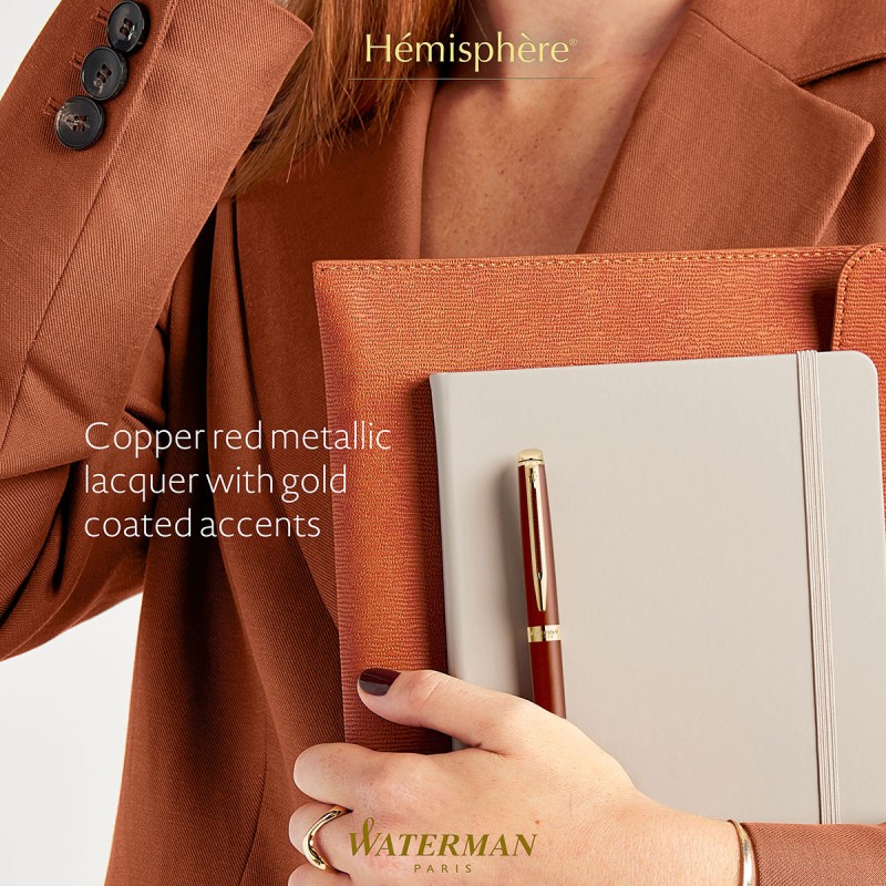 Pióro wieczne Waterman Hemisphere Copper Red GT [2217947]