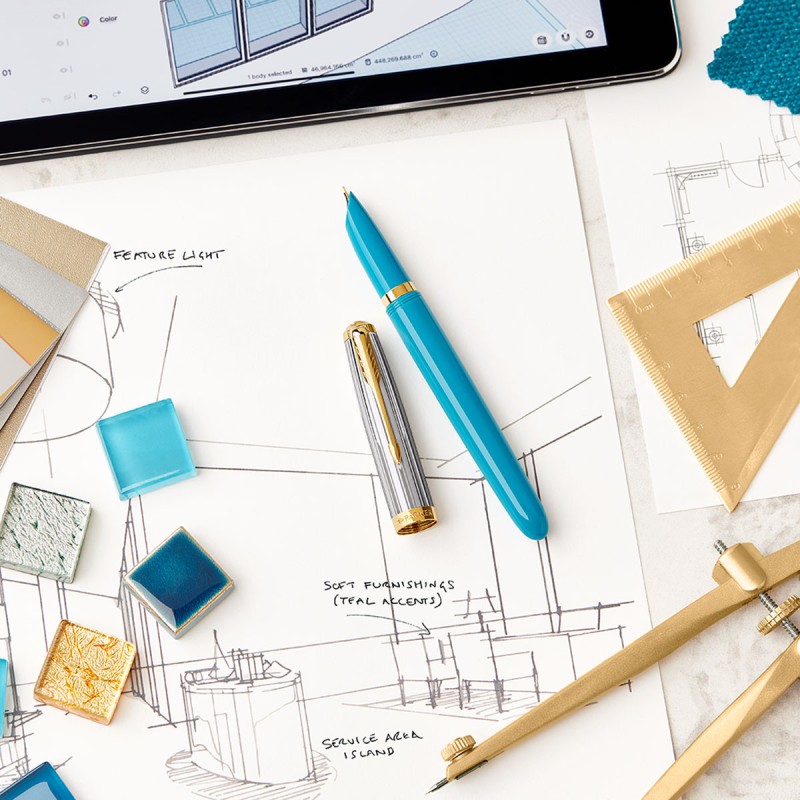 Pióro wieczne Parker 51 Premium Turquoise GT [2169078]