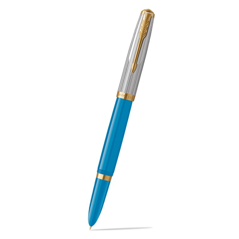 Pióro wieczne Parker 51 Premium Turquoise GT [2169078]