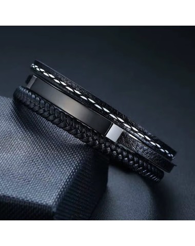 Bransoleta czarna, regulowana [BM004]