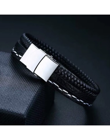 Bransoleta czarna, regulowana [BM004]